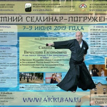 Семинар-погружение по Айкидо (Савин В.Е.)