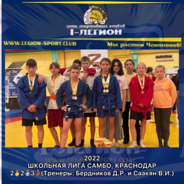 Школьная Лига Самбо, г.Краснодар