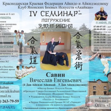 Семинар-погружение по Айкидо (Савин В.Е.)