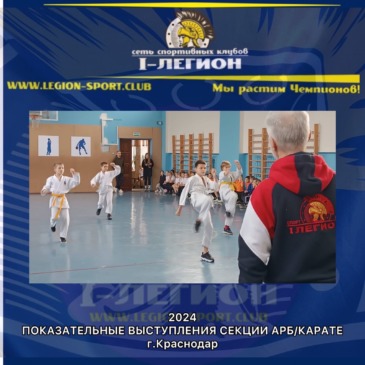 Показательные выступления по АРБ/Карате, г.Краснодар